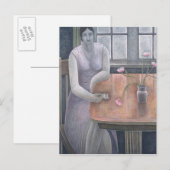 Small Cup 2007を持つ女性 ポストカード (正面/裏面)