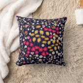 Small daisies floral print, daisy flower tiny  art クッション (ブランケット)