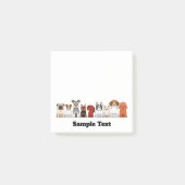 small dogs border postit ポストイット (正面)