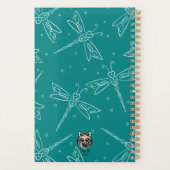 Small dragonfly themed planner - teal プランナー手帳 (裏面)
