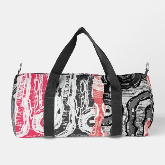 Small Duffel Bag – Abstract Land ダッフルバッグ (裏面)