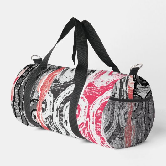 Small Duffel Bag – Abstract Land ダッフルバッグ (右コーナー)