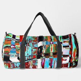 Small Duffel Bag – Collapse Reflection Abstract  ダッフルバッグ