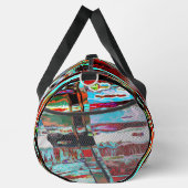 Small Duffel Bag – Collapse Reflection Abstract  ダッフルバッグ (右)