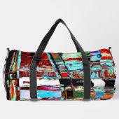 Small Duffel Bag – Collapse Reflection Abstract  ダッフルバッグ (裏面)