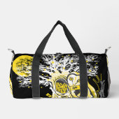 Small Duffel Bag – Owl Wisdom Night Sky Design ダッフルバッグ (正面)