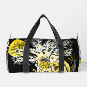Small Duffel Bag – Owl Wisdom Night Sky Design ダッフルバッグ (裏面)