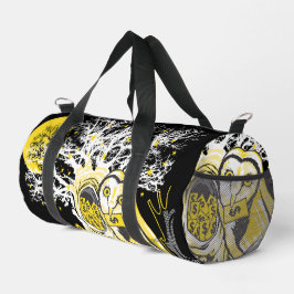 Small Duffel Bag – Owl Wisdom Night Sky Design ダッフルバッグ
