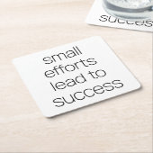 Small Effects紙コースター スクエアペーパーコースター (アングル)