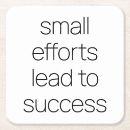 Small Effects紙コースター スクエアペーパーコースター