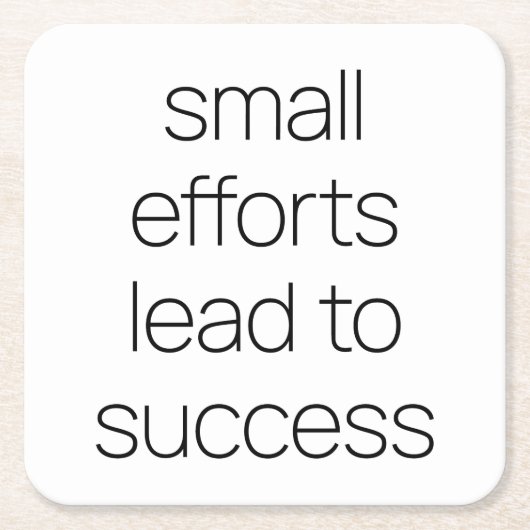 Small Effects紙コースター スクエアペーパーコースター (正面)