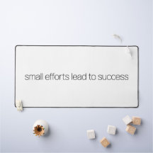 Small Efforts Desk Mat