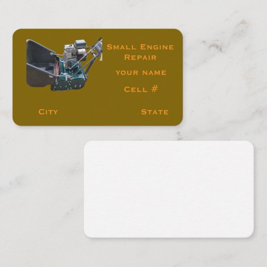 Small engine Business Card 名刺 (正面/裏面)
