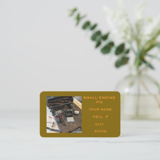 Small Engine Fix  名刺 (スタンド正面)