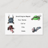 Small Engine Repair 名刺 (正面)