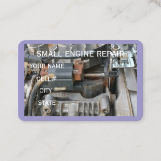Small Engine Repair Business Card 名刺