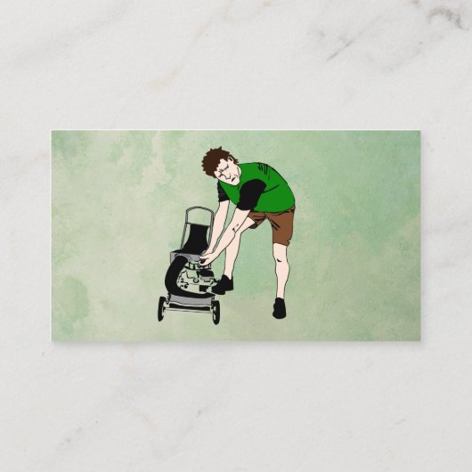 Small Engine Repair Custom Business Cards 名刺 (裏面)