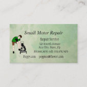 Small Engine Repair Custom Business Cards 名刺 (正面)