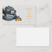 Small Engine Repair Mechanic Business Card 名刺 (正面/裏面)