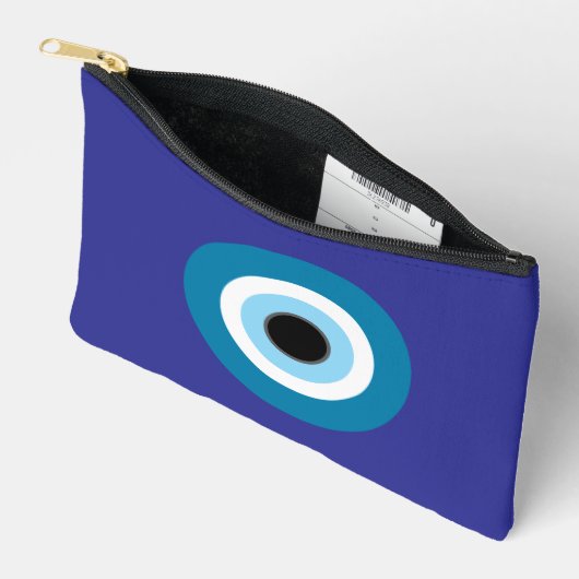 Small Evil Eye Zippered Bag アクセサリーポーチ (見開き)