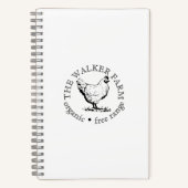 Small Farm Business Promotional Logo ノートブック (正面)