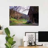 Small Farm in Germany ポスター (ホームオフィス)