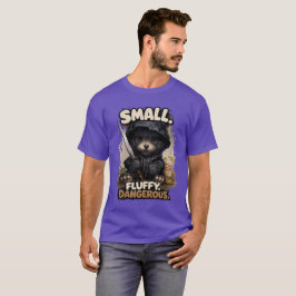 Small Fluffy Dangerous Cute Grim Reaper Puppy Tシャツ