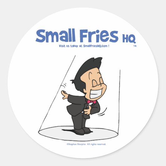 Small Fries HQオスカーシールラウンド ラウンドシール (正面)