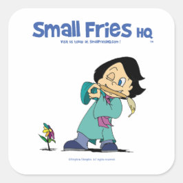 Small Fries HQケリーステッカーSq スクエアシール