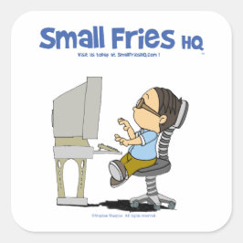 Small Fries HQ EdgarステッカーSq スクエアシール
