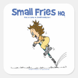 Small Fries HQ KathyステッカーSq スクエアシール