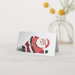 Small Fun Santa Card for Christmas Gifts  プレイスカード
