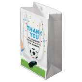 Small Gift Bag Soccer Sport Birthday スモールペーパーバッグ (正面アングル)