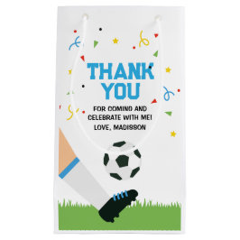 Small Gift Bag Soccer Sport Birthday スモールペーパーバッグ