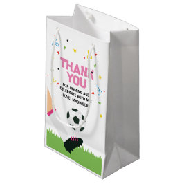 Small Gift Bag Soccer Sport Birthday スモールペーパーバッグ