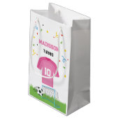 Small Gift Bag Soccer Sport Birthday スモールペーパーバッグ (裏面アングル)