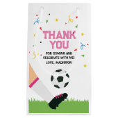 Small Gift Bag Soccer Sport Birthday スモールペーパーバッグ (正面)
