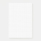 Small Graph Paper (Grids / Squares) Personalized ポストイット (正面)