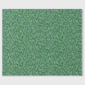 Small Green Triangle Tessellation Geometric ラッピングペーパー (フラット)