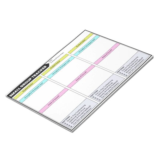 Small Group Data Trackerの受講者観察 ノートパッド (アングル)