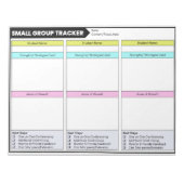 Small Group Data Trackerの受講者観察 ノートパッド (正面)