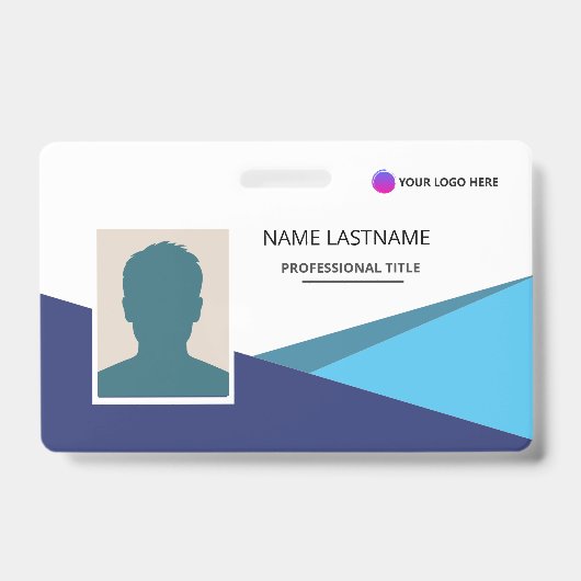 Small ID Card Identification Badge バッジ (正面)