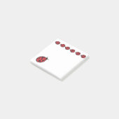 Small Ladybugs Notepad Post It Notes Gift ポストイット (アングル)