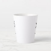 Small Latte Mug - Caffeine = Happiness カフェラテマグ (正面)