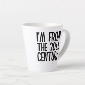 Small Latte Mug - I'm From The 20th Century カフェラテマグ (右アングル)