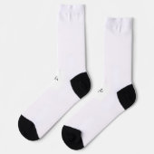 small logo printed socks ソックス (左)