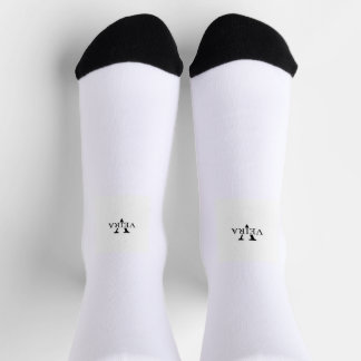 small logo printed socks ソックス