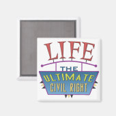 Small magnet to promote life. マグネット (正面/裏面)