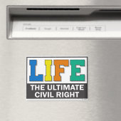 Small magnet with a colorful message. マグネット (インサイチュ (食洗機))