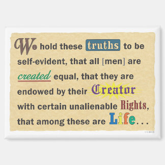 Small magnet with a declaration. マグネット